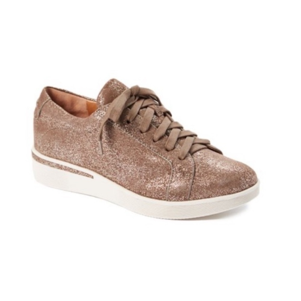 Gentle Souls brown suede platform sneakers sz 7